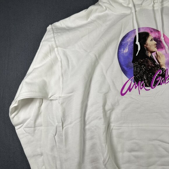Ana Gabriel Hoodie Unisex Large Gildan Heavy Blend Pullover Graphic Sweatshirt - Picture 4 of 11